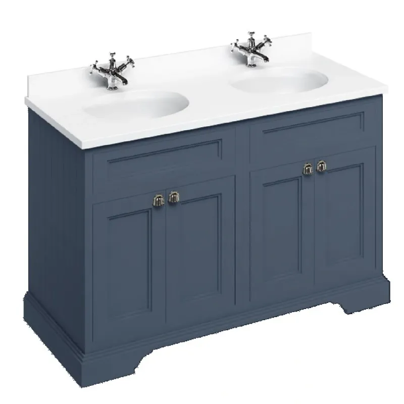 Burlington Servantskap med Benkeplate og Servant 130x55 cm 