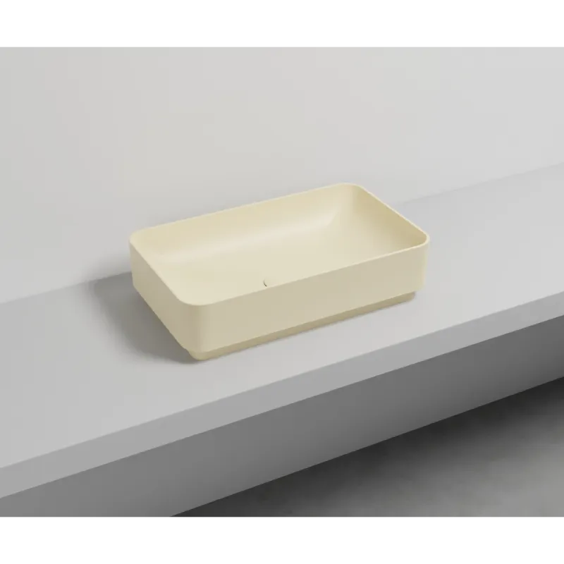 Cielo Mare Rektangulær servant 60x38 cm toppmontert
