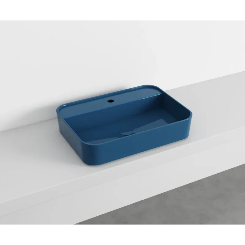 Cielo Shui Comfort rektangulær servant 60x43 cm vegg/topp