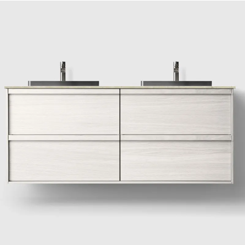 Haven H2 servantskap 140 cm m/NB benkeplate og nedfelt servant