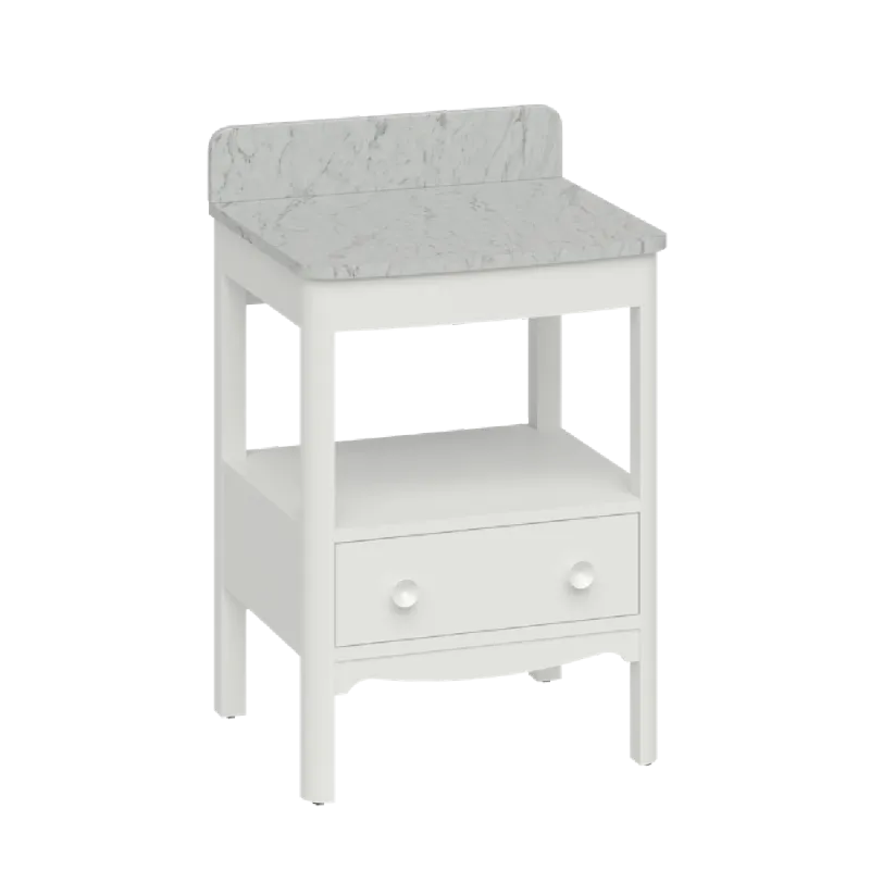 Burlington Guild Servantskap 58 cm med Carrara Benkeplate