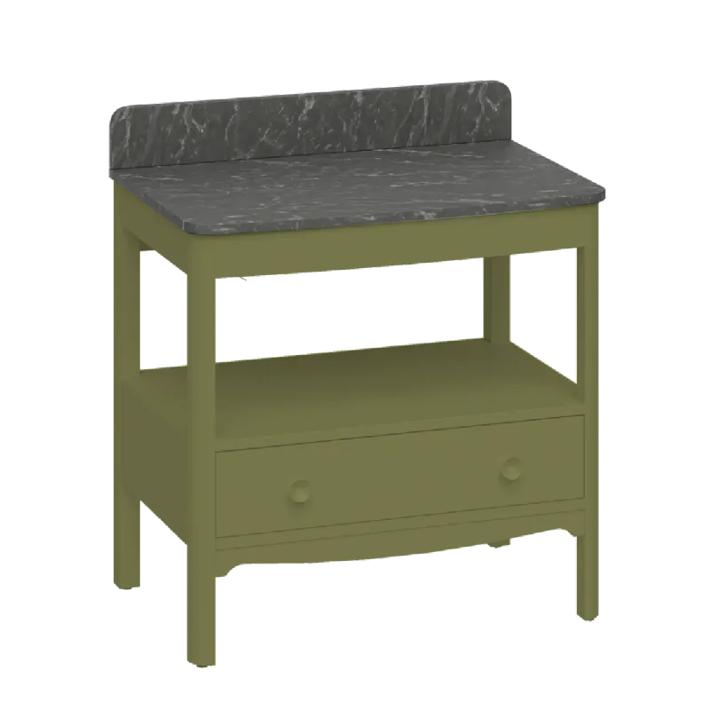 Burlington Guild Servantskap 81 cm med Marquina Benkeplate