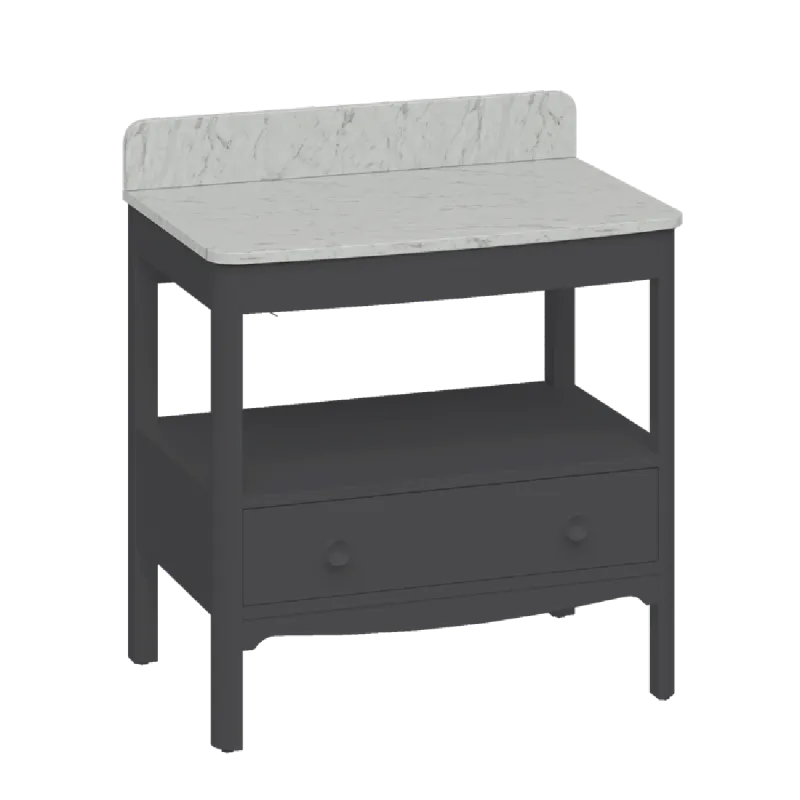 Burlington Guild Servantskap 81 cm med Carrara Benkeplate