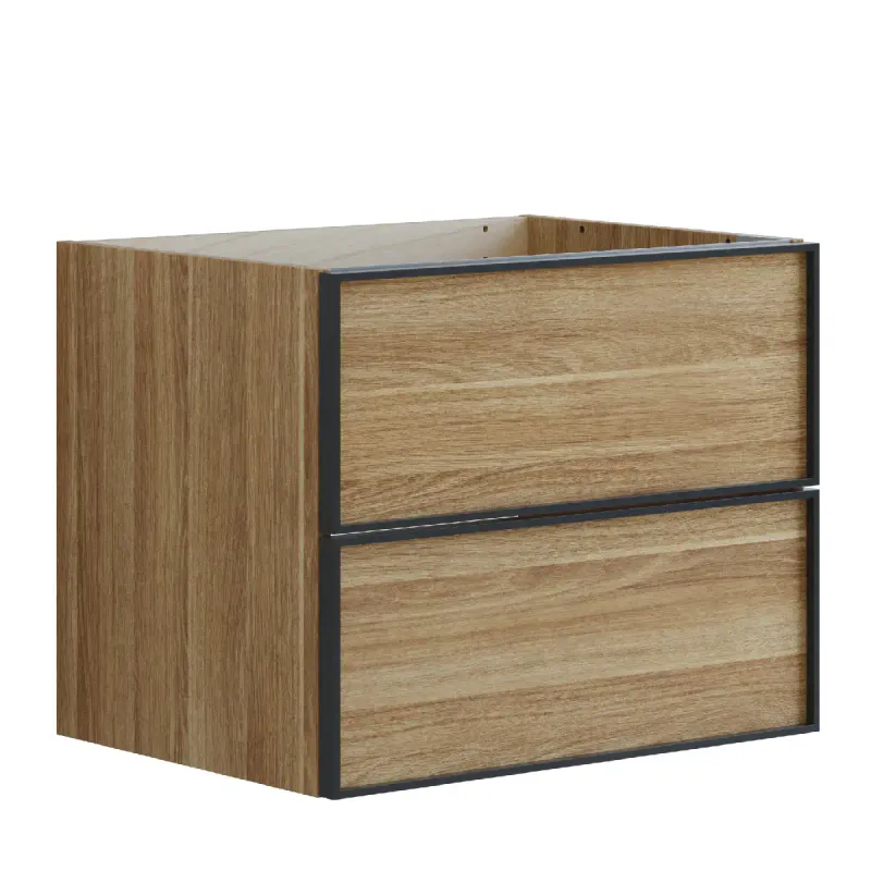 Dansani Inzo Urban Servantskap 60x44 cm med sort ramme for enkel servant