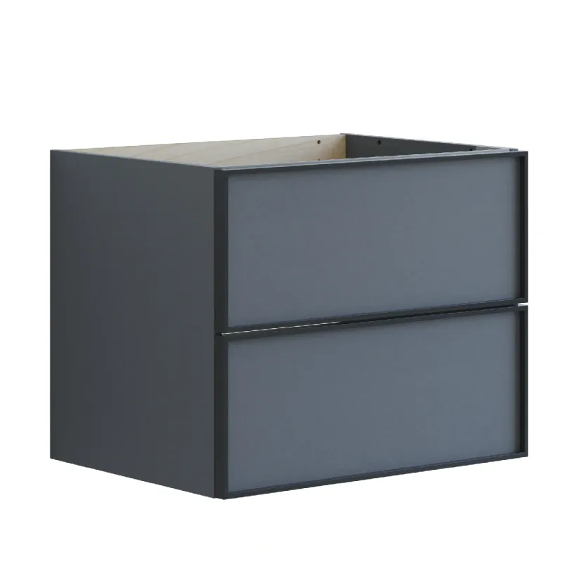Dansani Inzo Urban Servantskap 60x44 cm med sort ramme for enkel servant