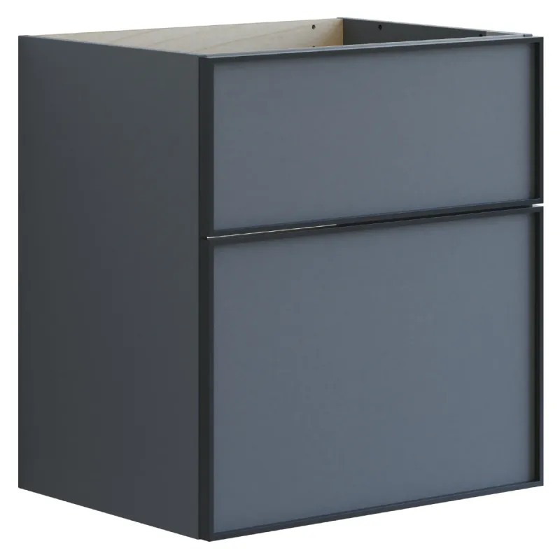 Dansani Inzo Urban Servantskap 60x44 cm med sort ramme for enkel servant