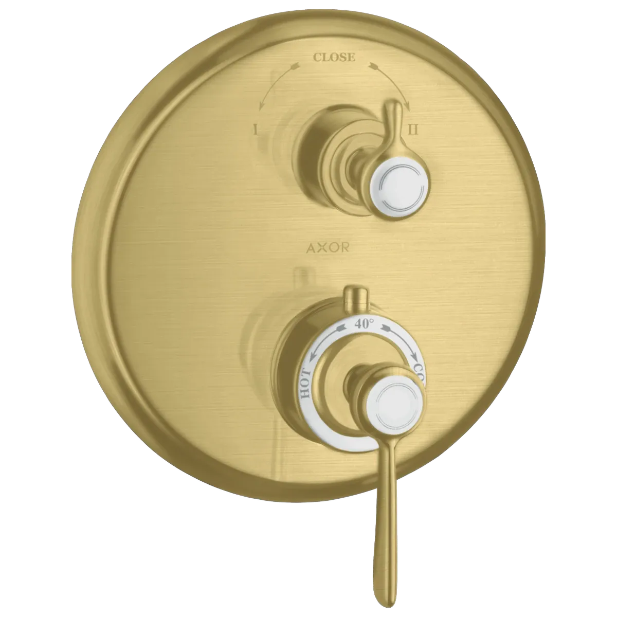 Axor Montreux Innebygd Termostatmodul med vingegrep og avsperring/vender - 2 uttak