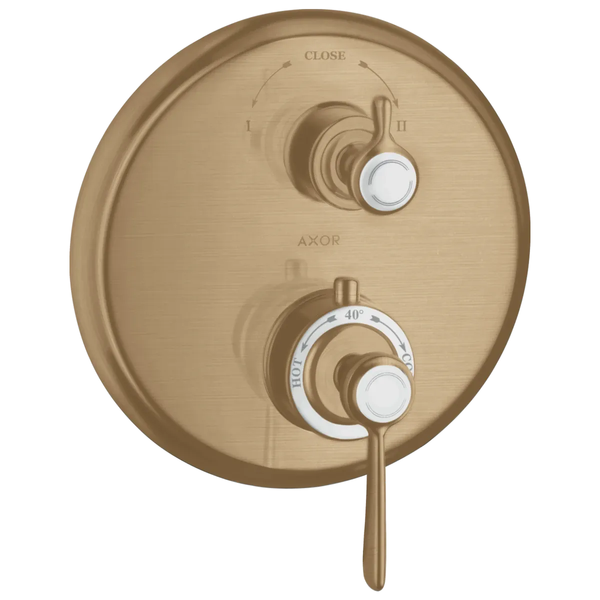 Axor Montreux Innebygd Termostatmodul med vingegrep og avsperring/vender - 2 uttak