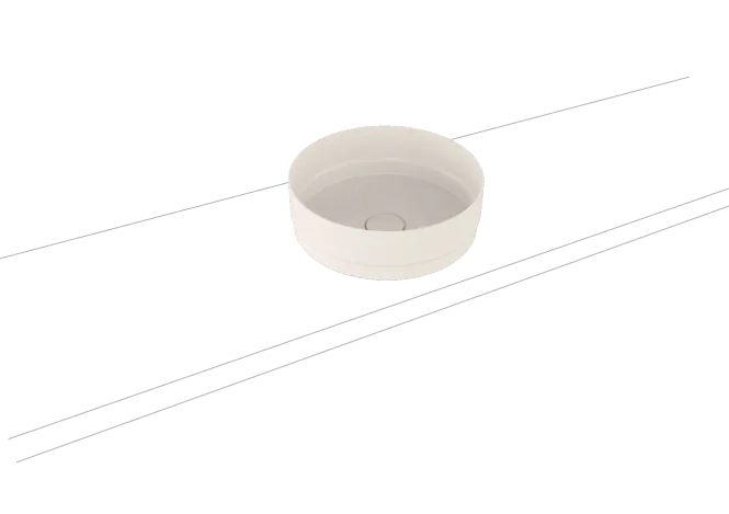 Hovedbilde Kaldewei NUEVA Mod 3194 Toppmontert Servant, 32x32 cm, Pergamon, 0 ...