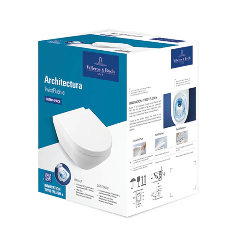 Villeroy & Boch Architectura Vegghengt Toalett 53 cm