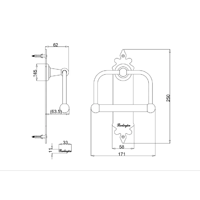 Burlington toalettpapirholder