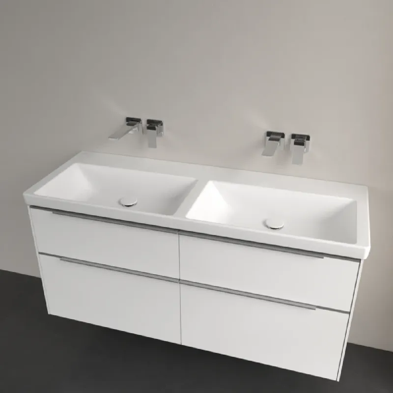 Villeroy & Boch Subway 3.0 dobbel møbelservant 130 cm uten kranhull