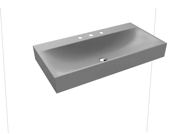 Hovedbilde Kaldewei SILENIO Vegghengt Servant Mod 3045 90x46 cm, Cool Grey 30, 3 ...
