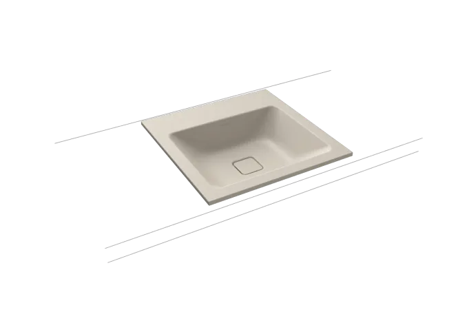 Hovedbilde Kaldewei CONO Mod 3075 Nedfelt Servant, 50x50 cm, Warm Grey 10, 0 ...