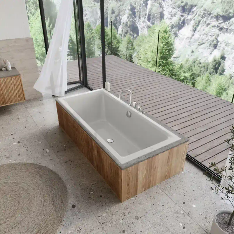 Kaldewei PURO NEXT COMBI Mod 1436 Innebygd Badekar 180x80 cm