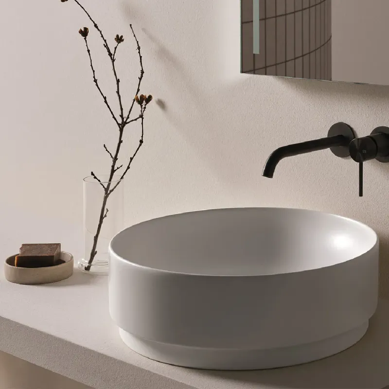 Cielo Mare Rund servant ø45 cm toppmontert