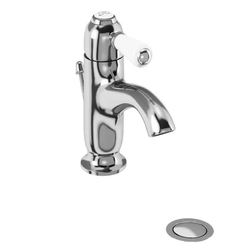 Burlington Chelsea curved servantbatteri m/oppløftsventil